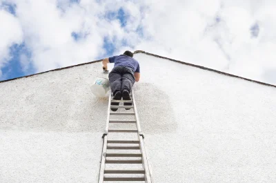 Peinture extérieure aux Pieux — façades et ravalement
